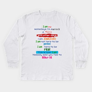 I am Kids Long Sleeve T-Shirt